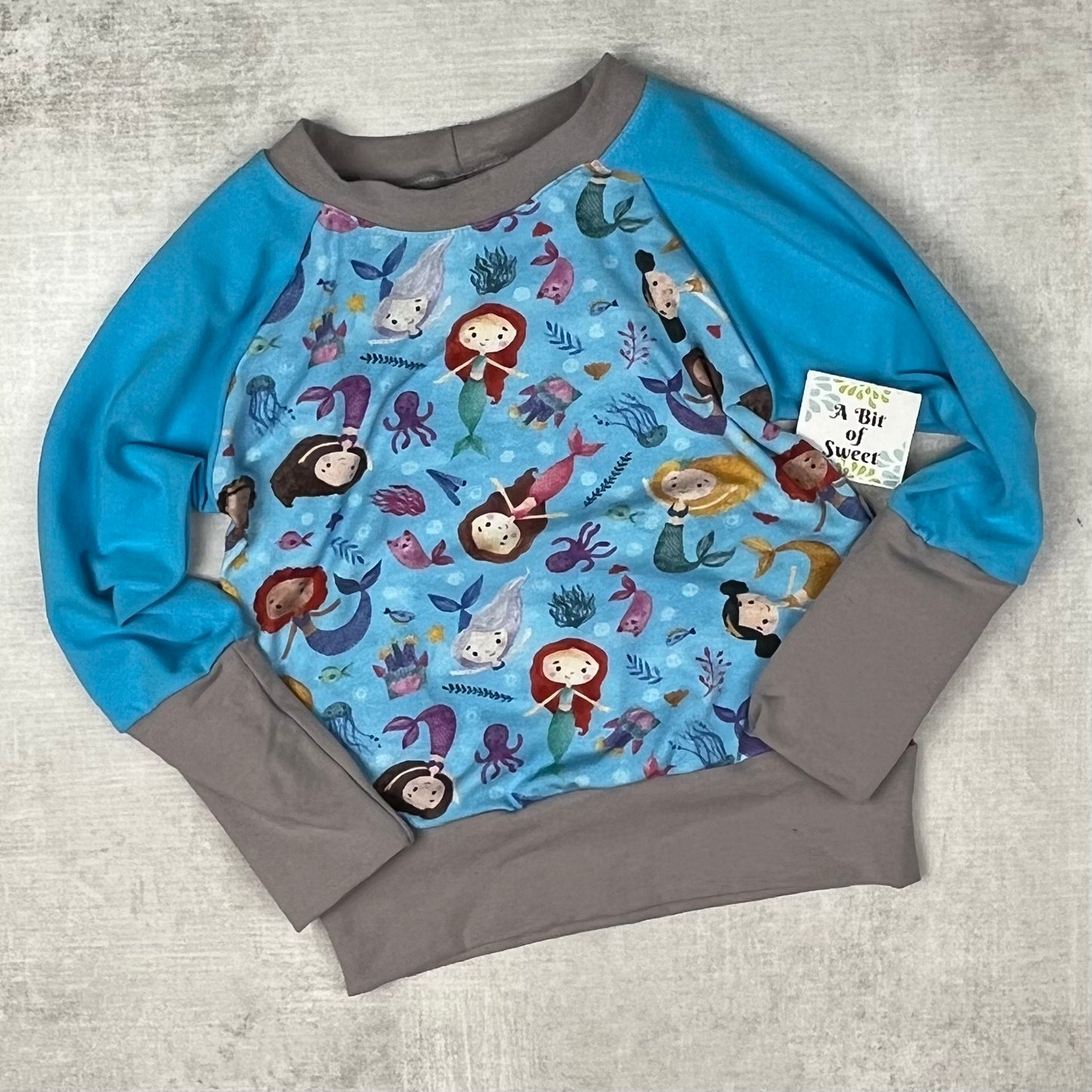 Mermaid Grow with Me Long Sleeve Shirt