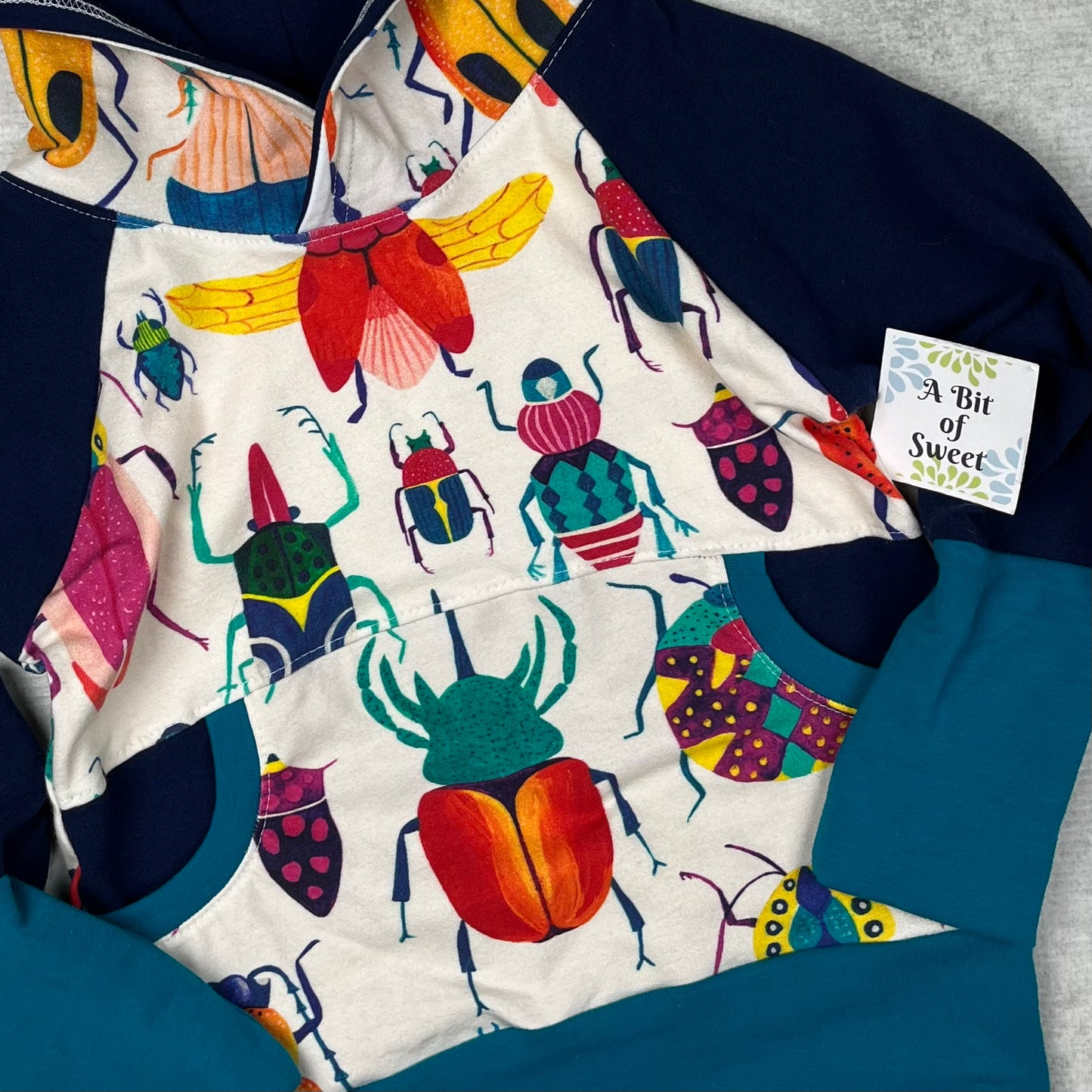Big Bugs Grow with Me Pocket Hoodie