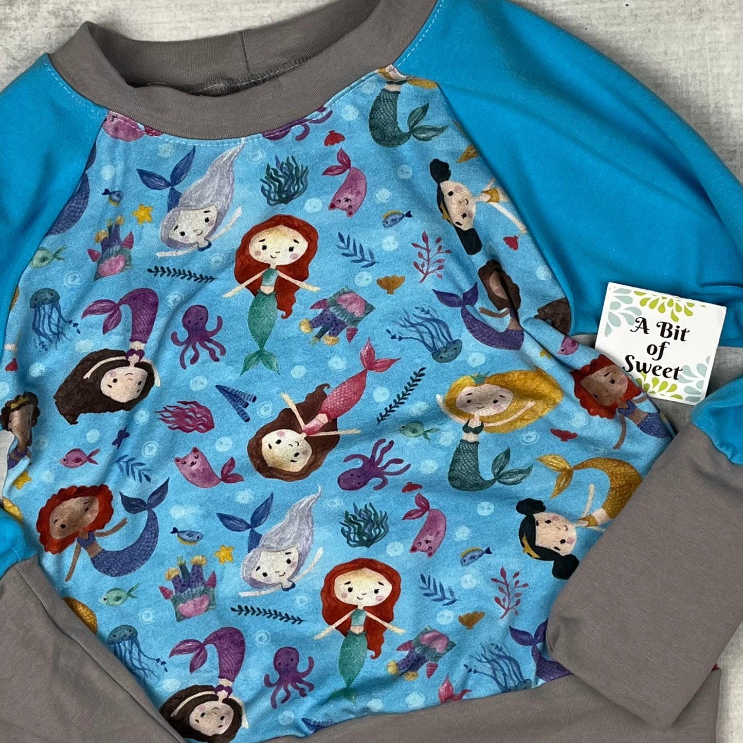 Mermaid Grow with Me Long Sleeve Shirt