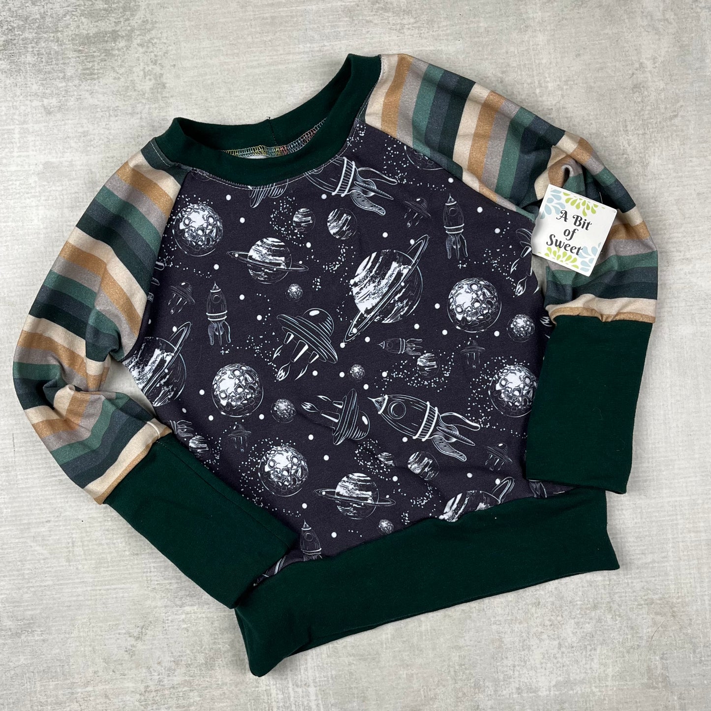 Rockets in Space Grow with Me Long Sleeve Shirt