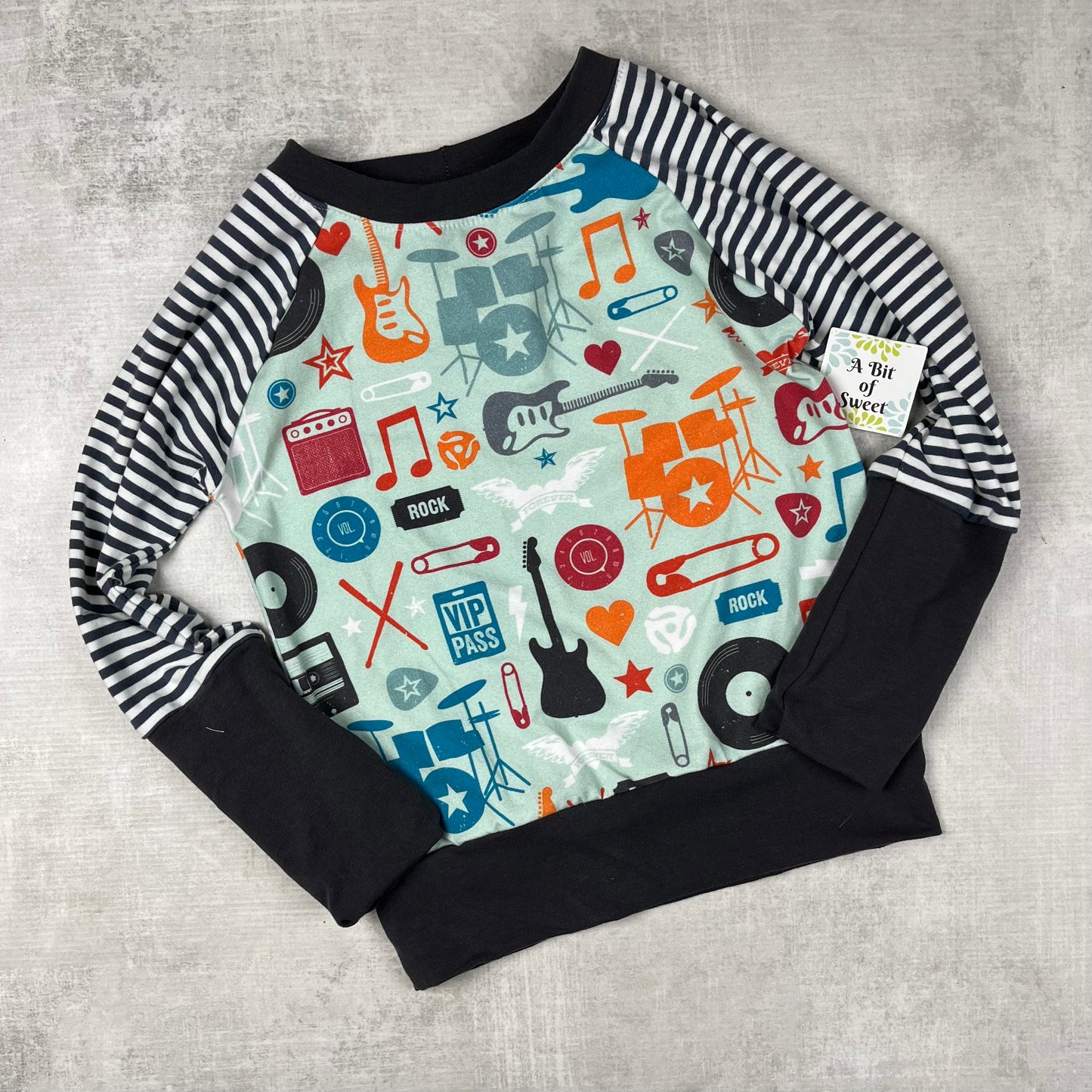 Rock n Roll Grow with Me Long Sleeve Shirt
