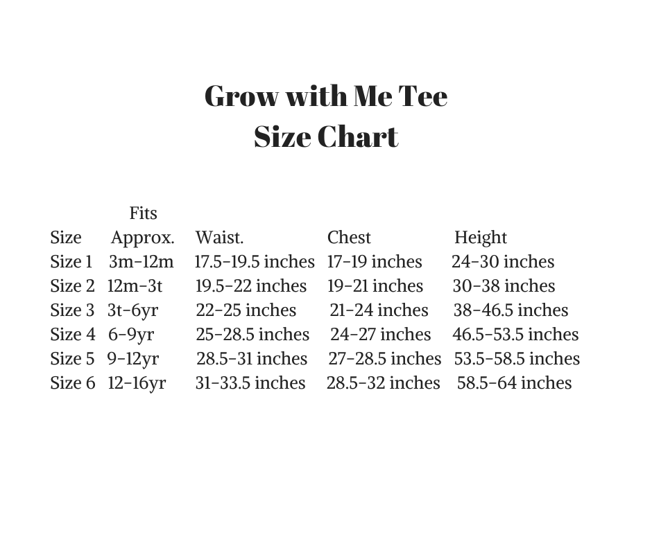 Dark Sage Grow with Me Tee
