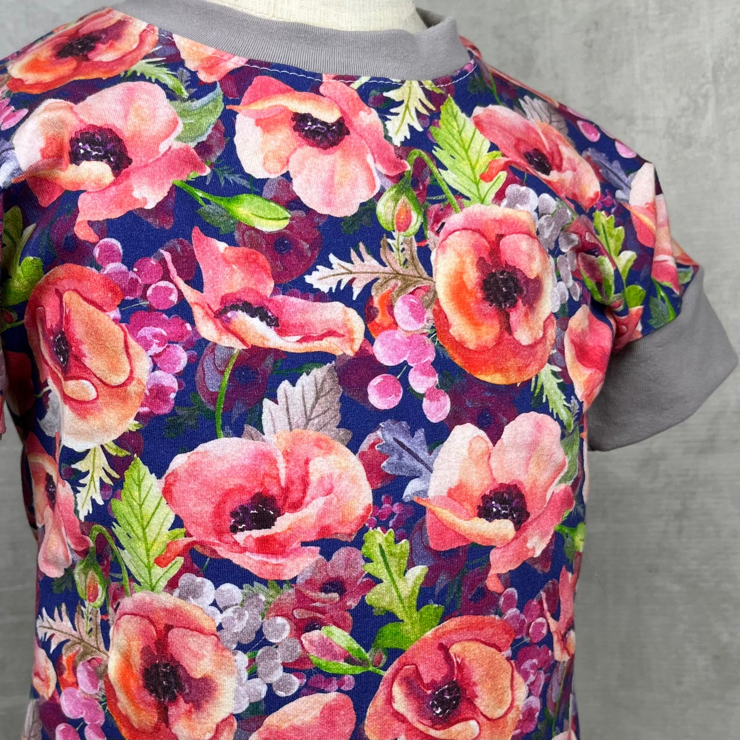 Poppies Grow with Me Dolman Tee