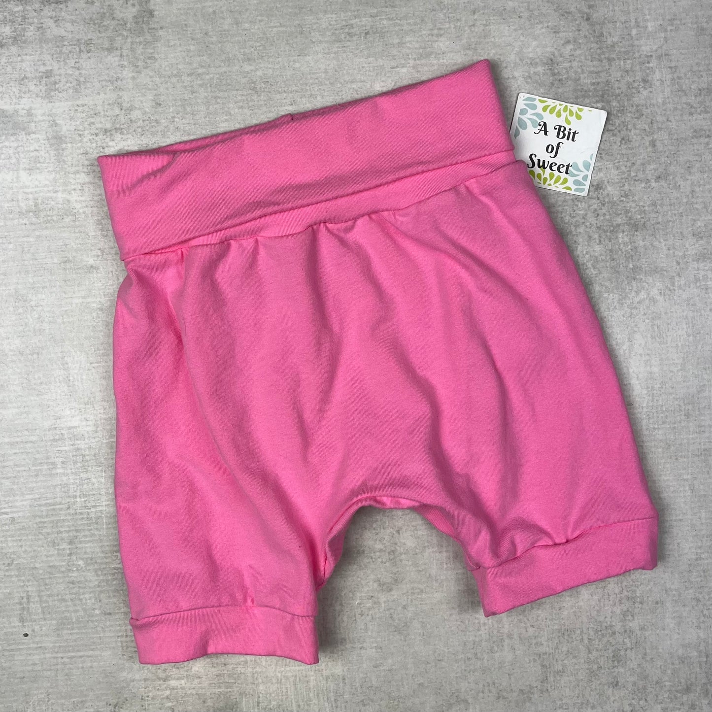 Light Pink Grow with Me Harem Shorts