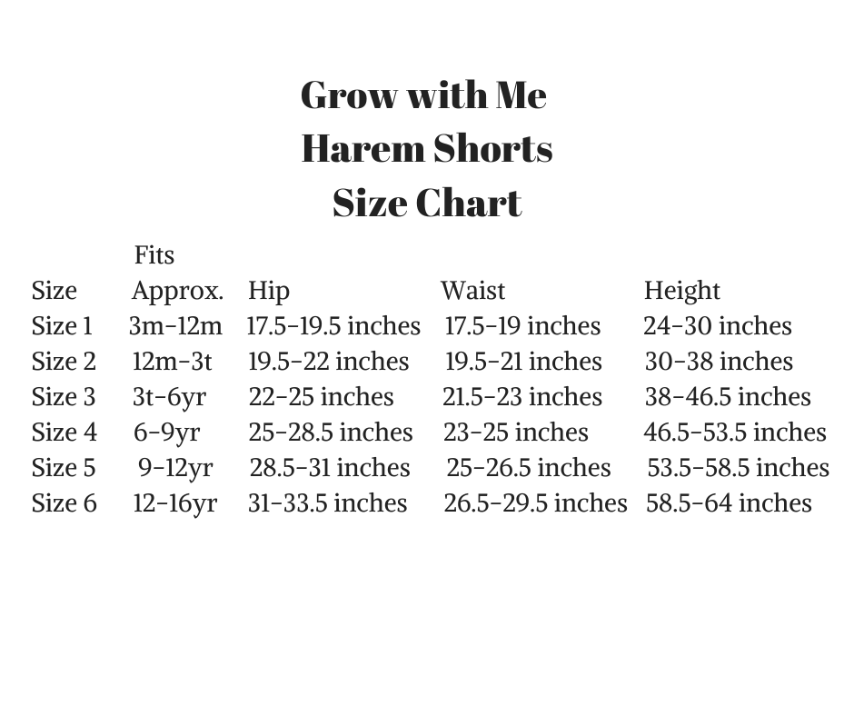 Dark Sage Grow with Me Harem Shorts