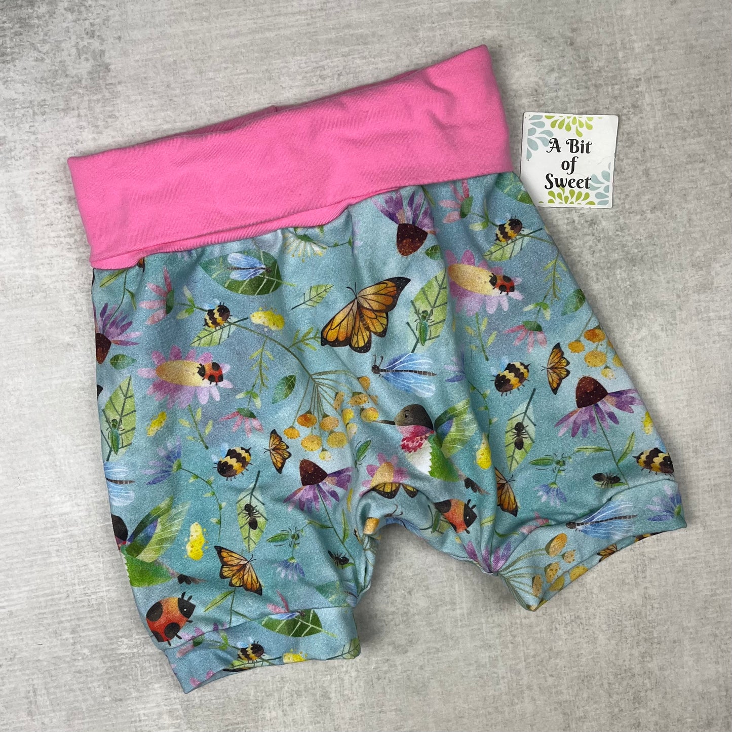 Pollinators Grow with Me Harem Shorts