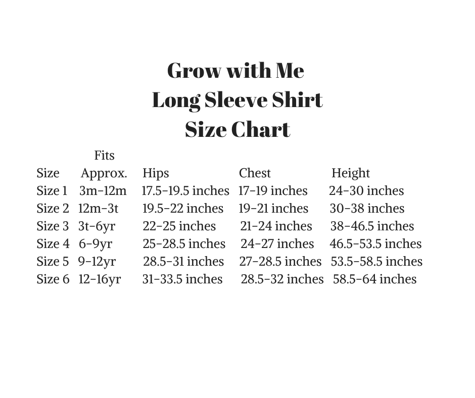 Holiday Circle Grow with Me Long Sleeve Shirt