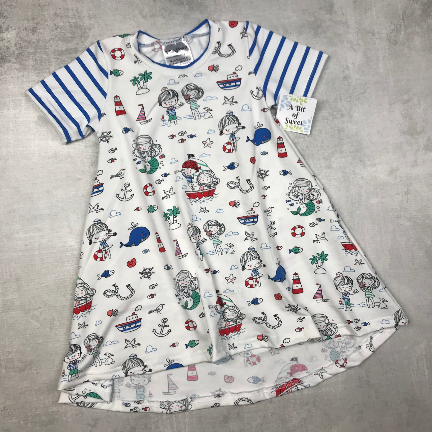 Seaside Beauties T-shirt Dress