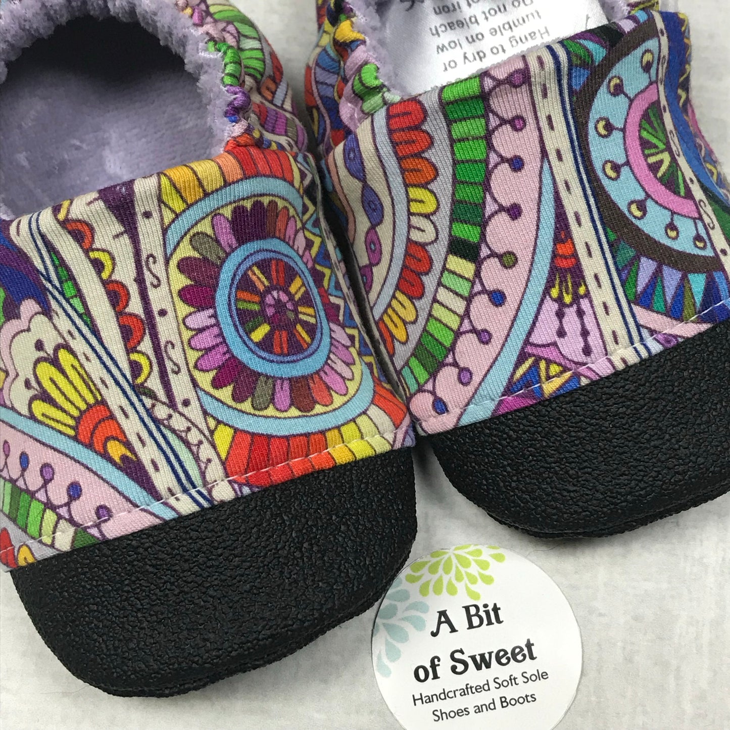 Purple Colorwheel Soft Sole Shoes