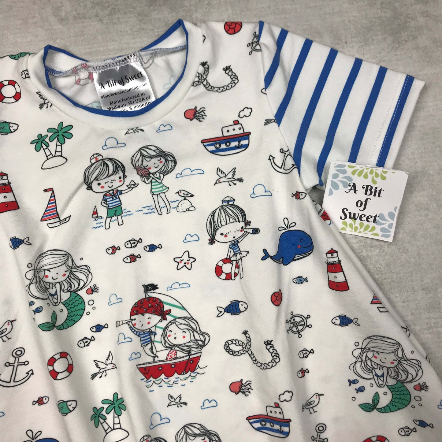 Seaside Beauties T-shirt Dress