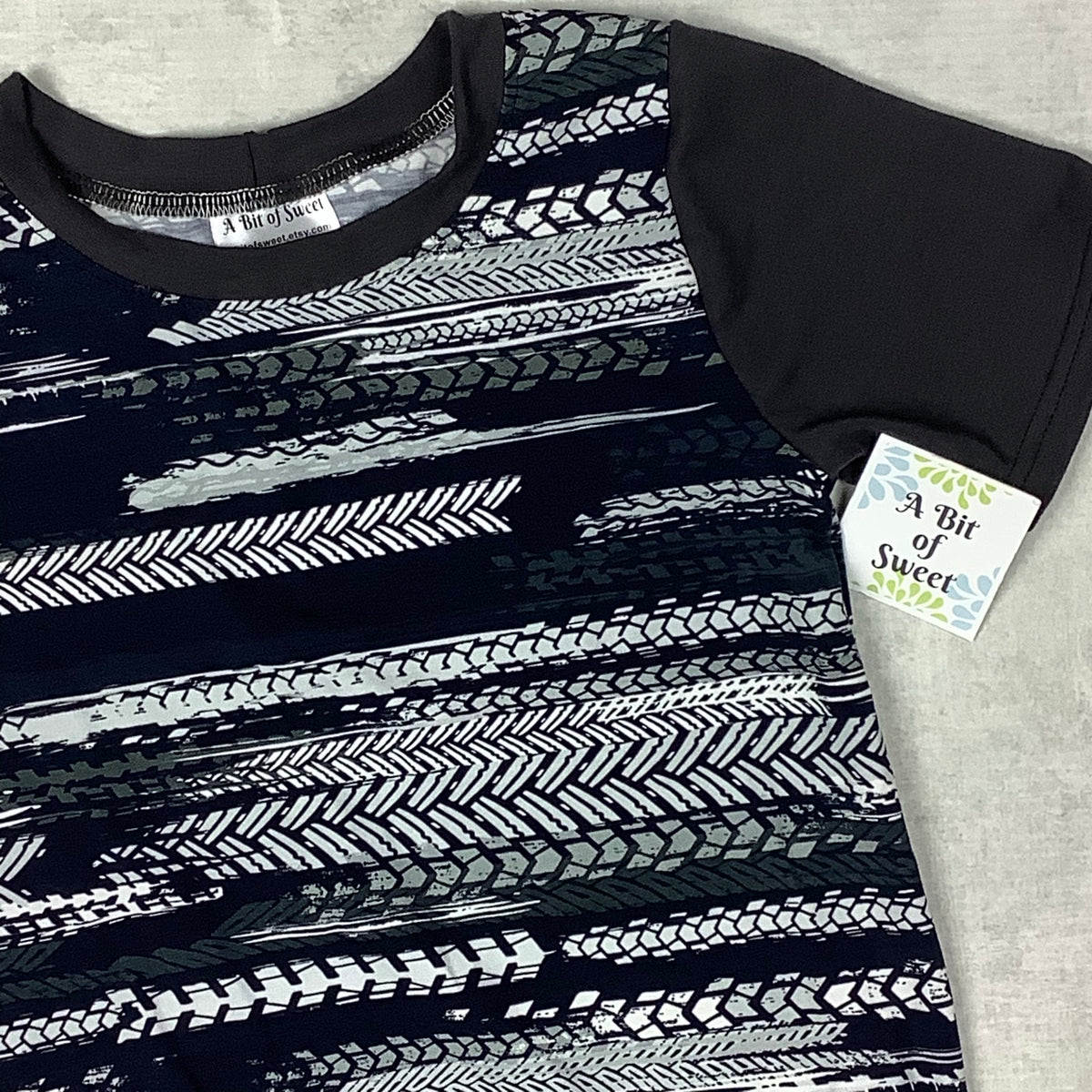 Tire Tracks Grow with Me Tee