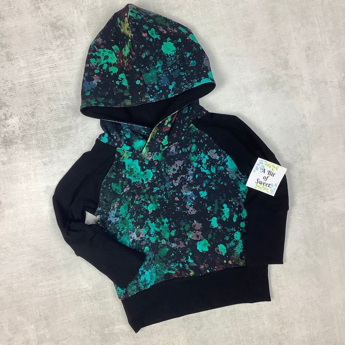 Dark Splatter Grow with Me Hoodie