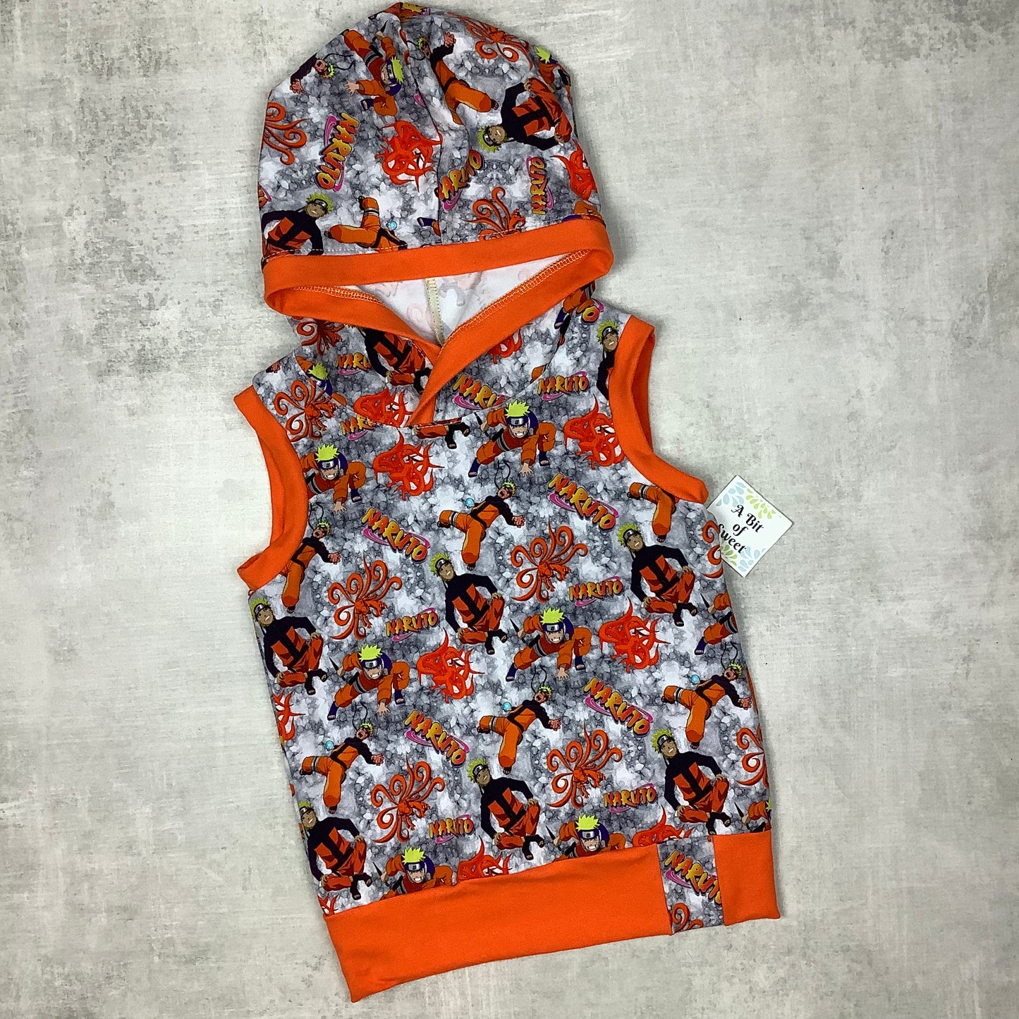 Naruto Grow with Me Hoodie Tank