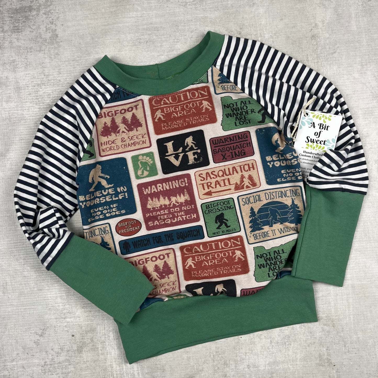 Bigfoot Grow with Me Long Sleeve Shirt