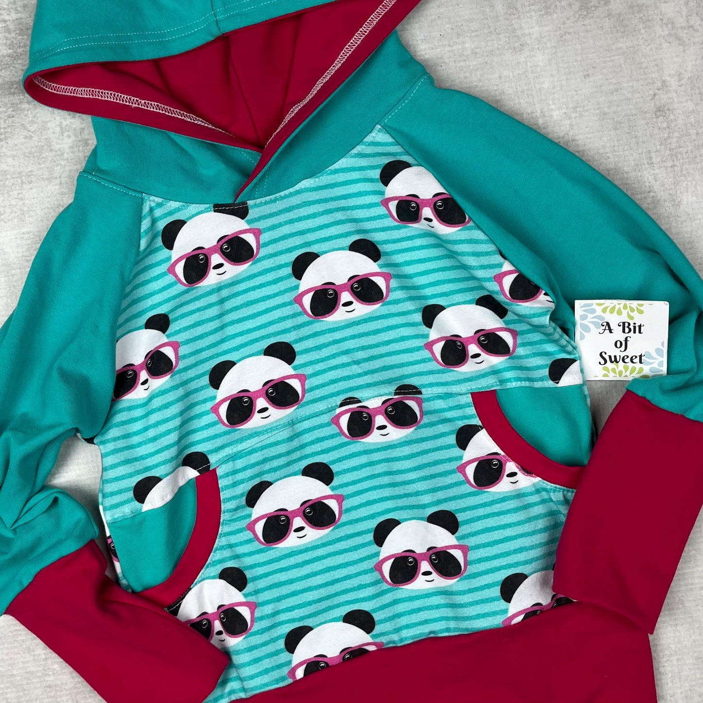 Ms. Hip Pandas Grow with Me Pocket Hoodie