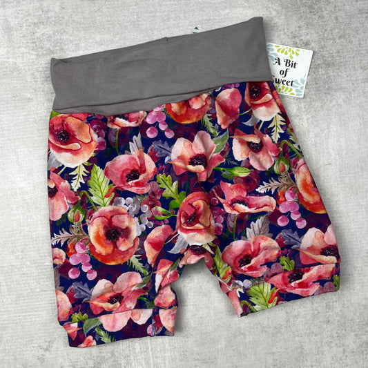 Poppies Grow with Me Harem Shorts