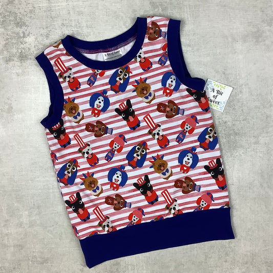 Patriotic Doggos Grow with Me Tank