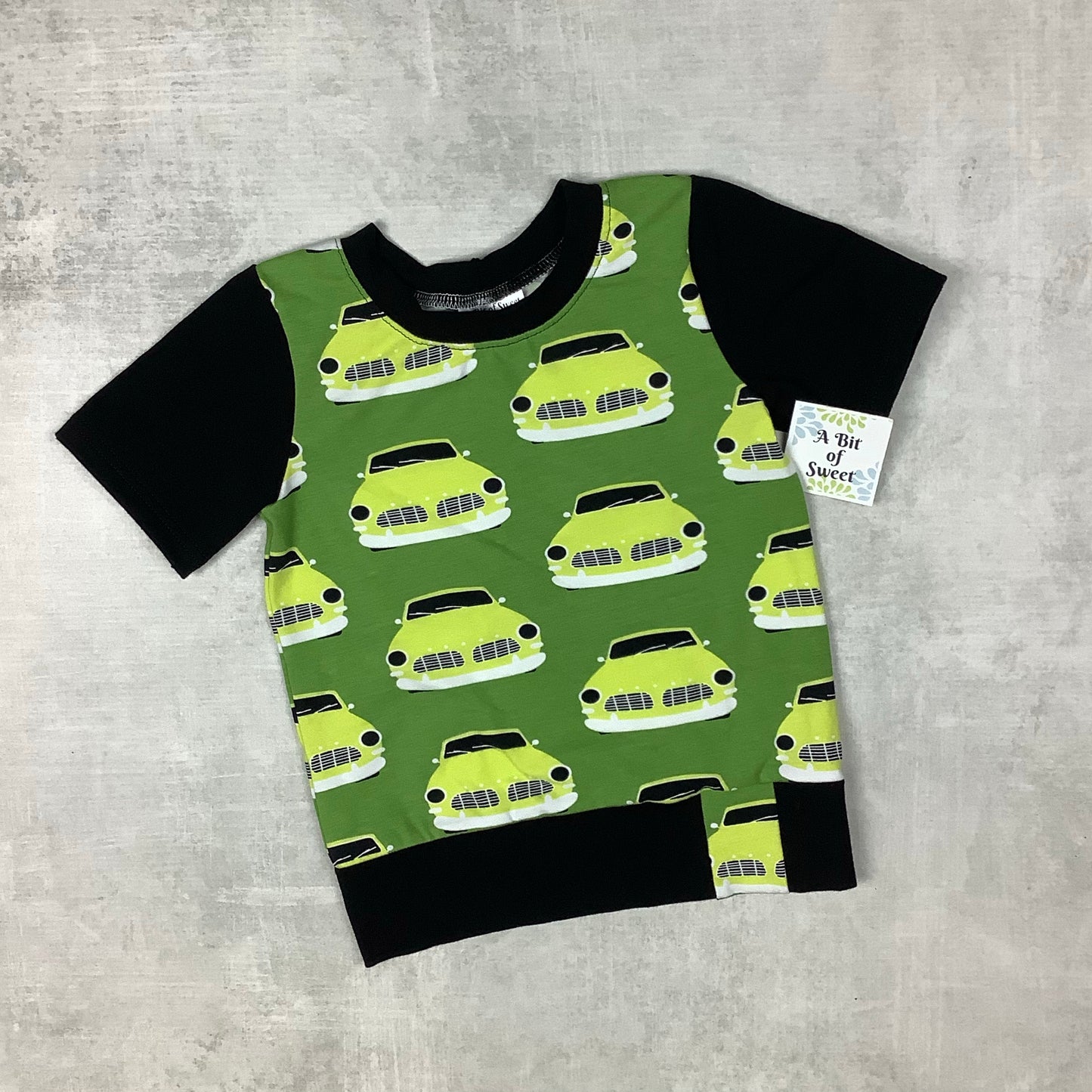Classic Cars on Green Grow with Me Tee